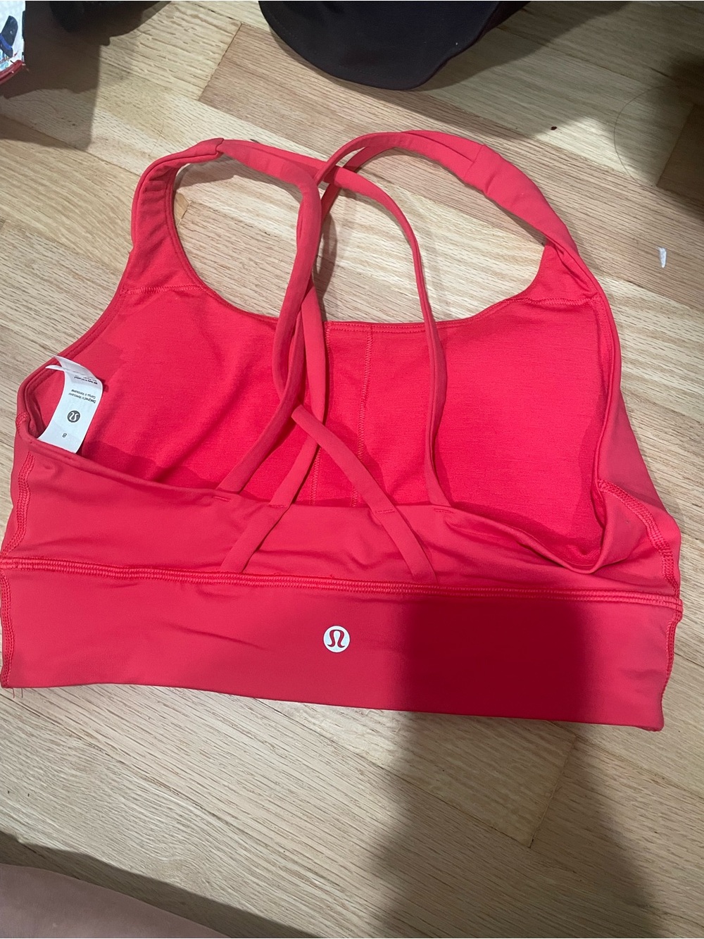 Lululemon bright pink sports bra size 8 - Picture 3 of 4